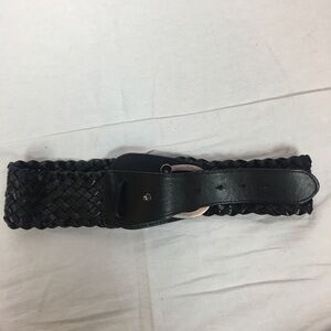 🏆 Black leather decorative belt